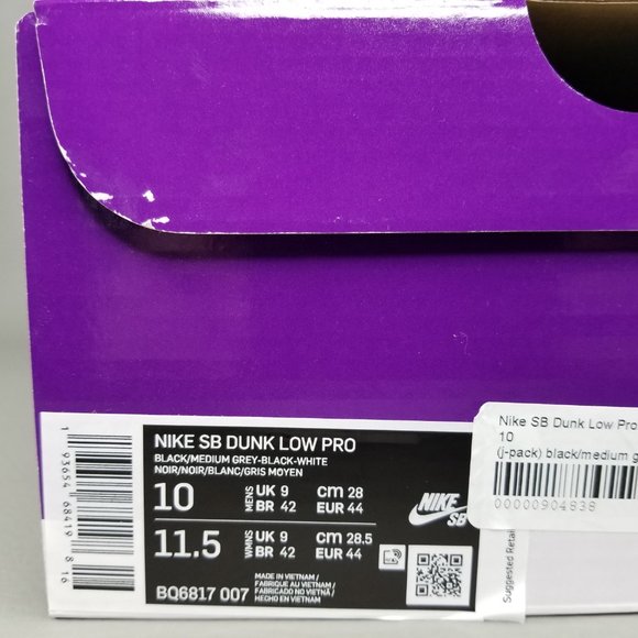 Nike SB Dunk Low Pro "J-Pack" Men's Skate Shoes 10 - Picture 8 of 8